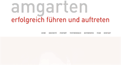 Desktop Screenshot of amgarten.ch