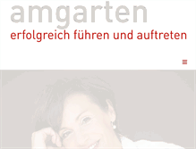 Tablet Screenshot of amgarten.ch